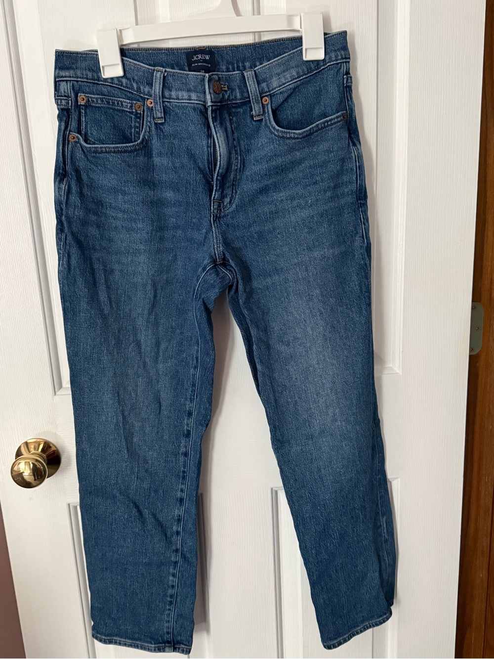 J. Crew woman’s Straight-Leg Jeans in Blue Wash